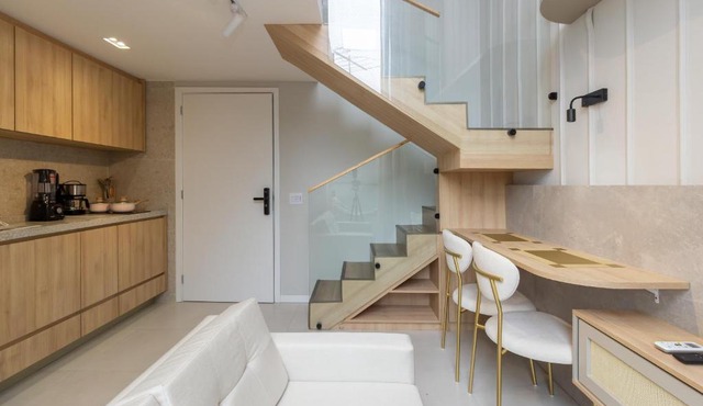 Lf3- Duplex Moderno com Varanda Próximo Berrini, Metrô e Expo Center