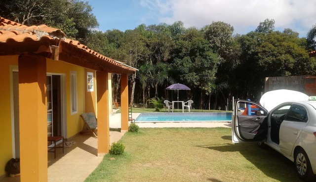 Life Ibiuna space with swimming pool, barbecue and peace