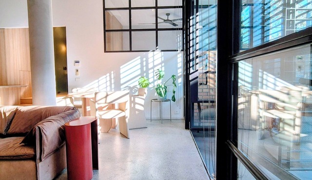 Light filled inner city warehouse stay