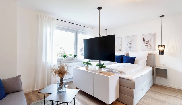 ★ Liobablick Nr.3 ★ Apartment with balcony - centrally located in Petersberg/Fulda