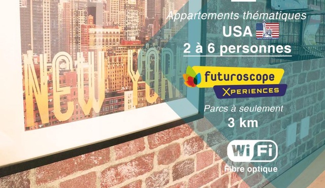 Little America - Appart Hôtel 3km Futuroscope