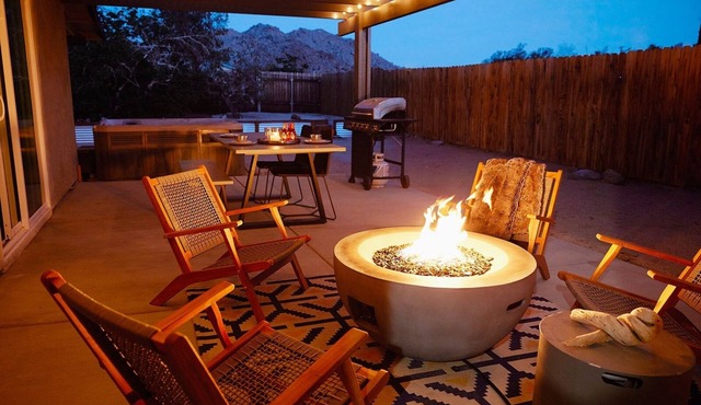 Live Centered W/Hot Tub, Fire Pit In Joshua Tree 2 Bedroom Home by RedAwning
