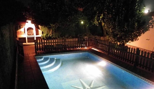 Lloret De Mar: House 1st floor of 120m2 with private swimming pool, garden, barbecue