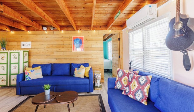 Located Beach Block on Houston Street, 1.25 miles from Rehoboth Beach boardwalk.