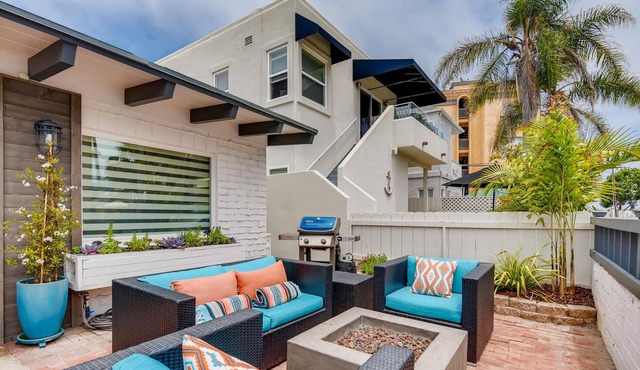 LOCATION! A/C. Play w/Beach Gear. Private Patio. CLEAN. Parking