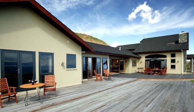 Lodge Suite with Deck Overlooking the Beautiful Tasman Bay in New Zealand