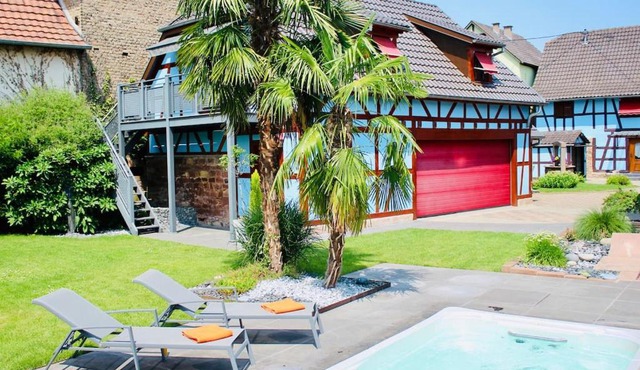 Loft dans corps de ferme - Accès jacuzzi