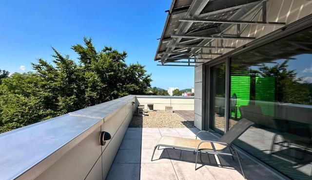 LOFT for two - with a view, terraces and sauna
