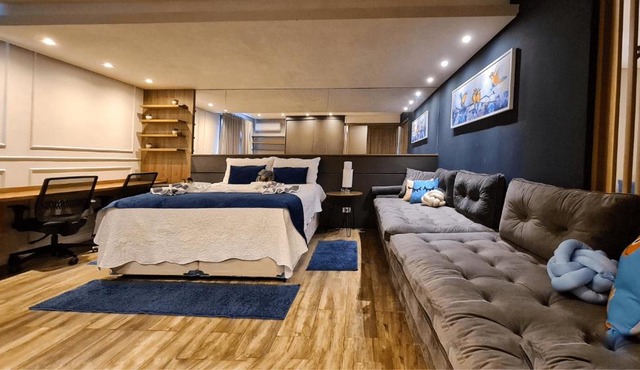 Loft Lindo com Ar Condic, WIFI, Perto de Capivari