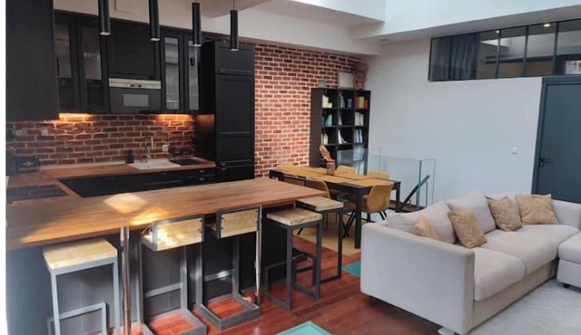 Loft Paris Centre Face au Parc des Buttes Chaumont