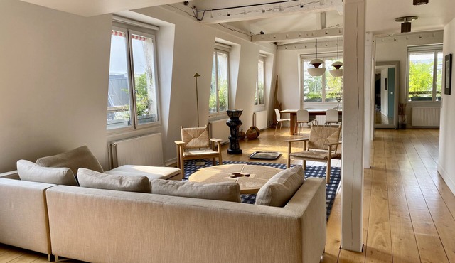 Loft Spacieux Avec Terrasse