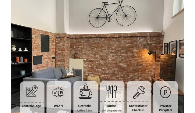 Loft Studio-Apartment - Parken - Top-Lage unterhalb der Burg