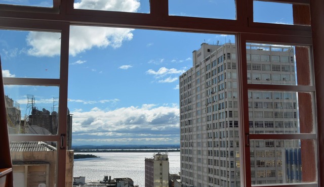 Loft with view, in the center of Porto Alegre.