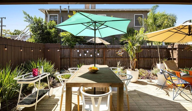 Long Beach Mid-Century Family Home + Private Patio