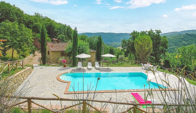 Look forward to a fantastic view of the countryside on vacation in this appealing vacation home with