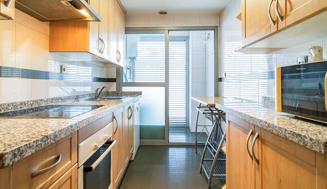 Look forward to an eventful vacation in this centrally located vacation apartment.