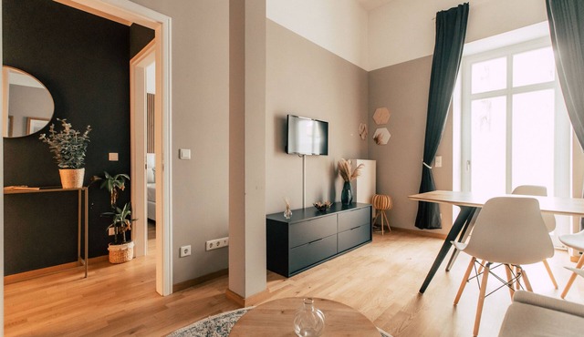 *Lovely Boho* 2-room apartment with mini-kitchen and balcony - Luga Homes -