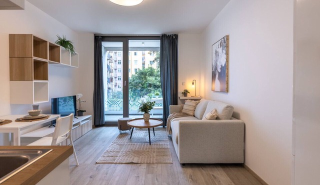 Lovely Studio with Balcony in Residential Area by EasyBNB Premium