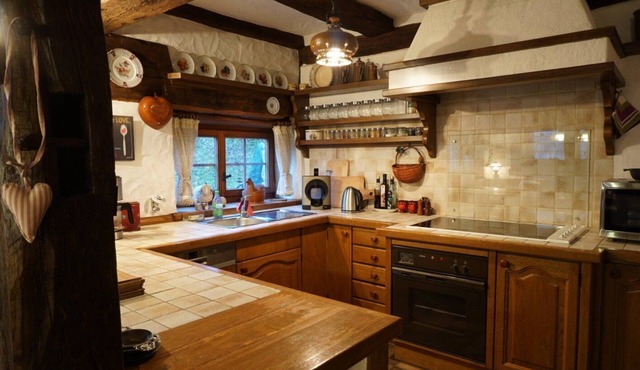 Lovingly renovated former sheepfold in the idyllic Lautertal