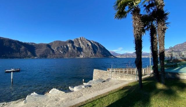 Luganersee, Pool, Strand, Parkplatz, Suite