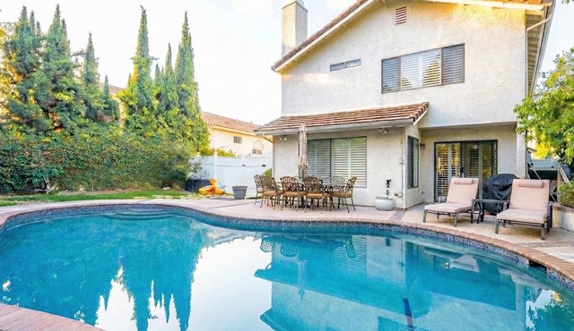 Luxe 2-Story Oasis with Private Pool & Backyard