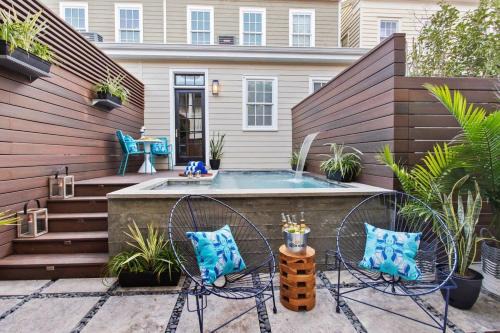 Luxe Duplex with Heated Pool Near River St