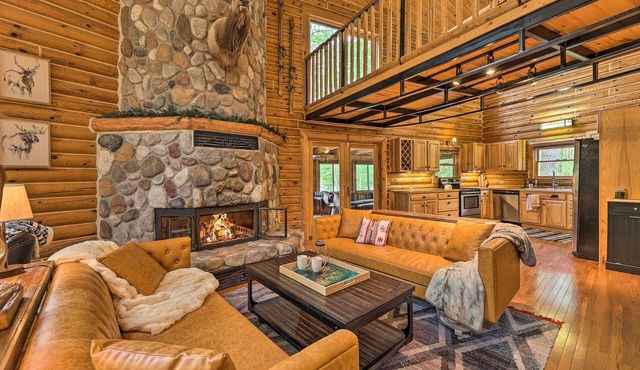 Luxe Riverfront Lodge: Group Wine and Ski Retreats