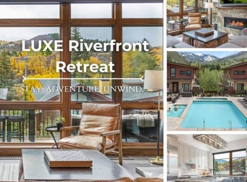 LUXE Riverfront Mountain Retreat Walk to Gondola