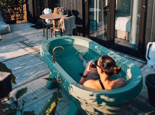 Luxe Tiny Suite met privé tuinbad