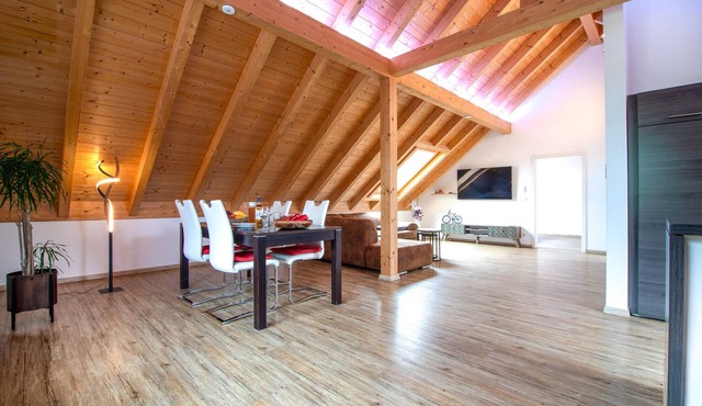 Luxurious and modern top floor apartment with terrace