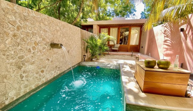 Luxurious Beach House! You don’t have to rough it! New construction in Chelem.