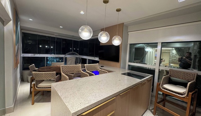 Luxurious beachfront apartment in Itapema, SC.