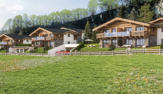Luxurious chalet with sauna near the bathing lake