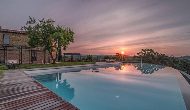 Luxurious Designer Villa with Infinity Pool, Private Vineyard and Woodland