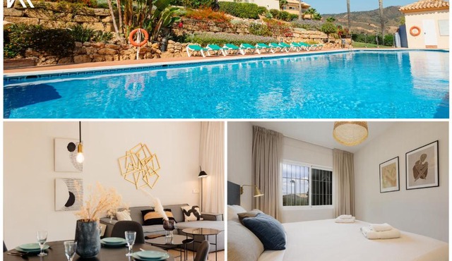 Luxurious frontline golf apartment in Elviria
