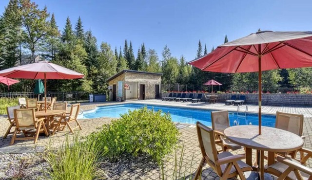 Luxurious log cabin with private spa