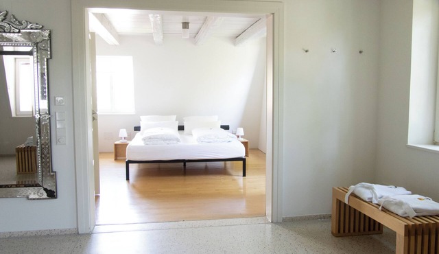 Luxurious modern studio apartment in villa with park near historic old town