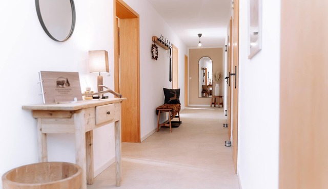 Luxurious vacation apartment on approx. 90 m2 with space for 1-6 people and garden