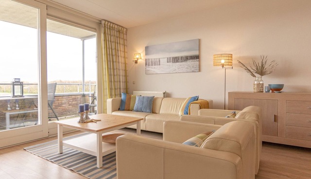 Luxurious vacation apartments right by the sea on the most beautiful beach in North Holland