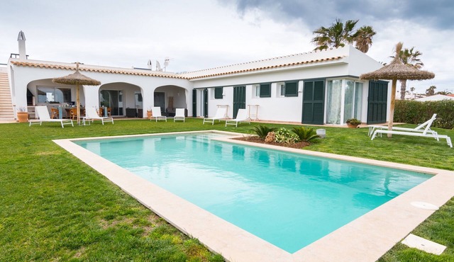 Luxurious Villa "Binimigi" with Sea Views, Terrace, and Private Pool