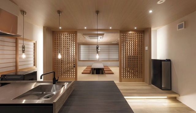 Luxury 4Story Villa near Heian Shrine | Private Hinoki Hot Bath | Rooftop with Scenic Views/Kyoto Kyōto