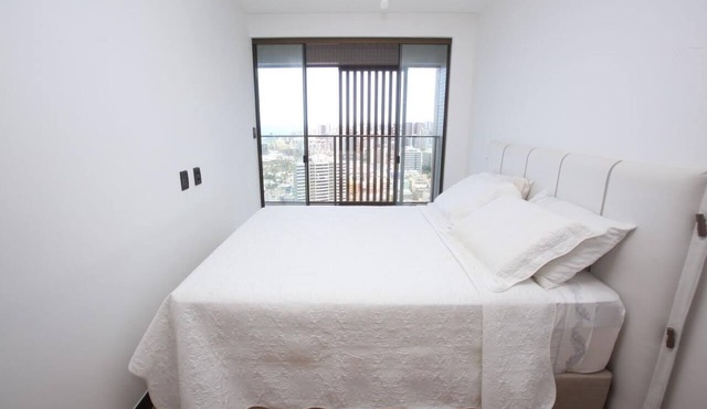 Luxury apartment in Pituba with ocean view and 2 bedrooms.