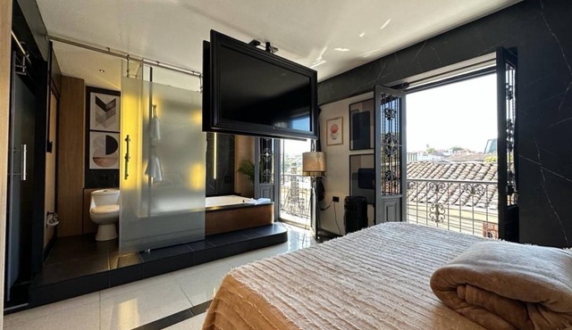 Luxury apt with jacuzzi near downtown