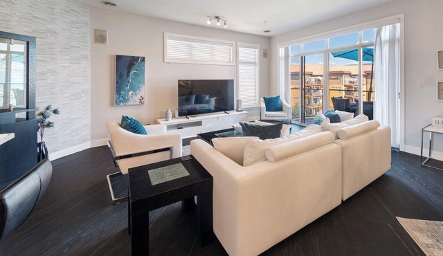 Luxury Beachfront Penthouse Suite. Approved for short-term rentals.