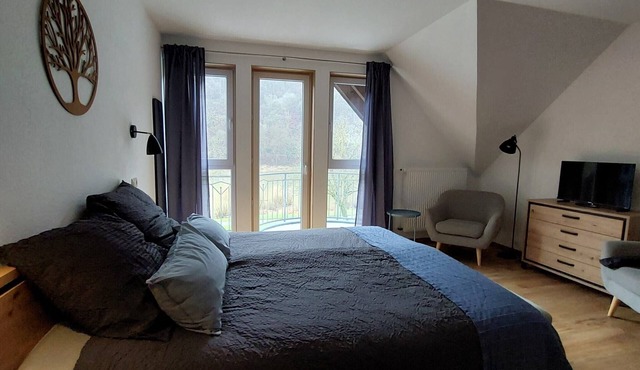 Luxury Breakfast Suite with Balcony and Moselle View for 2 in Ediger-Eller (24 m²)