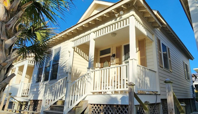 Luxury Clean House Sleeps Families of 9 Steps from Ocean Atlantic Beach & Pool