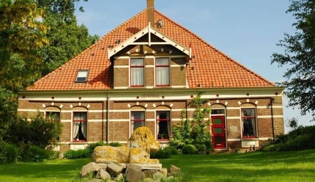 Luxury farmhouse in rural setting