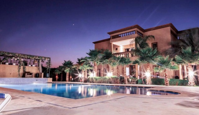 Luxury heated pool Villa Marrakech