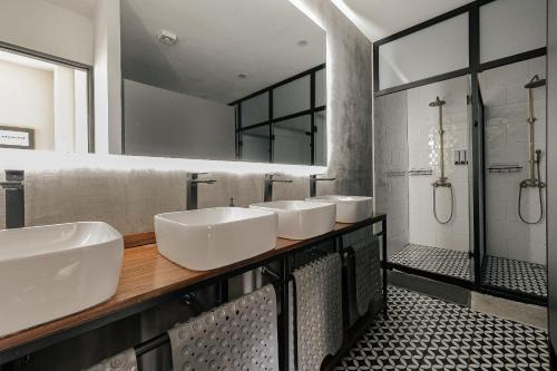 Luxury hostel shared mixed room