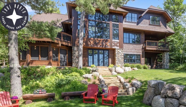 Luxury Lake House on the Gull Lake Chain (Roy Lake) in Nisswa, MN, near Brainerd. Sleeps 16